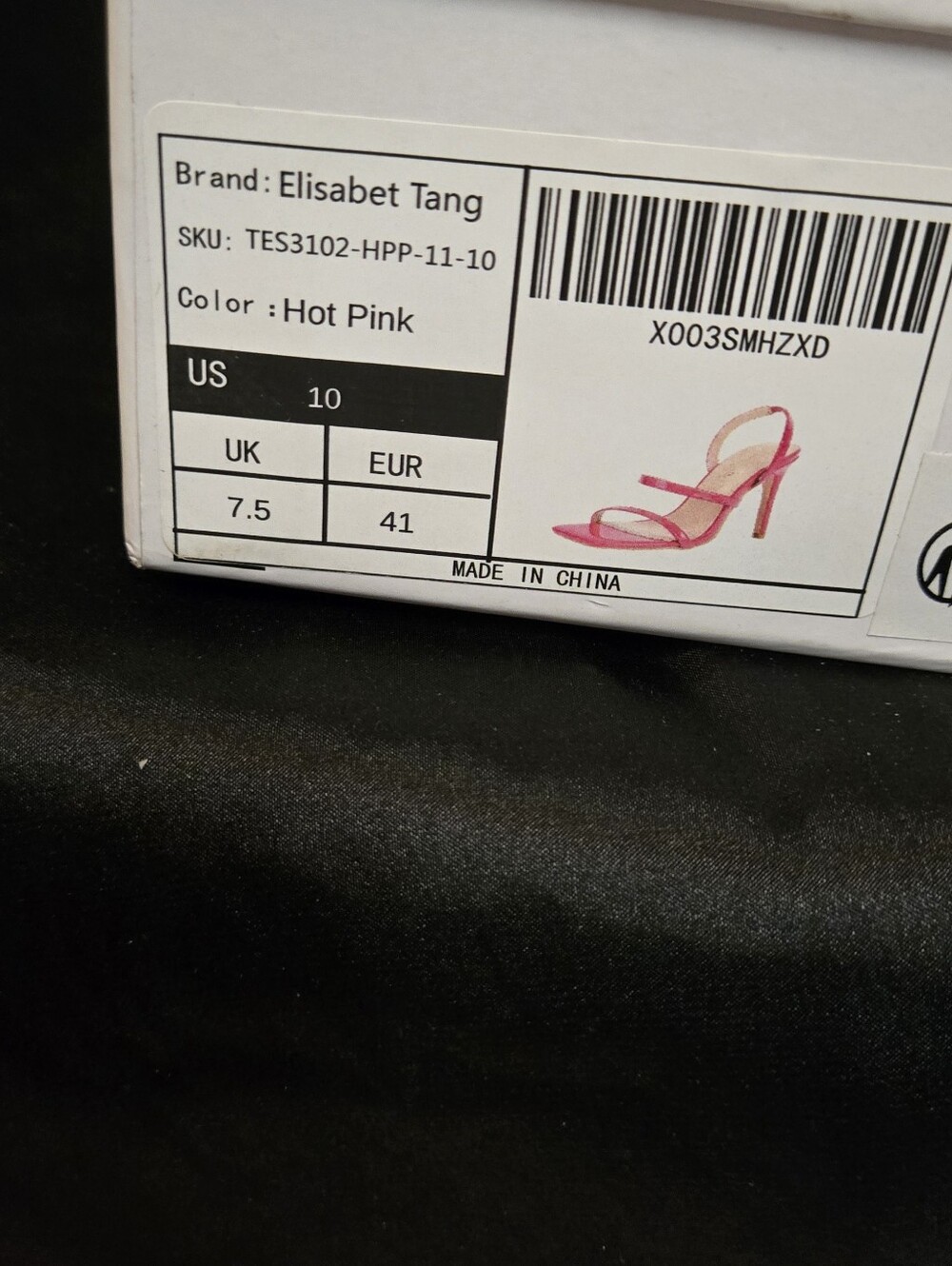 Brand New Elisabet Tang Hot Pink Strappy High Heel Sandals - Women - Picture 9 of 9